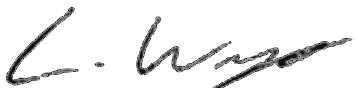 Lukas Wagner signature